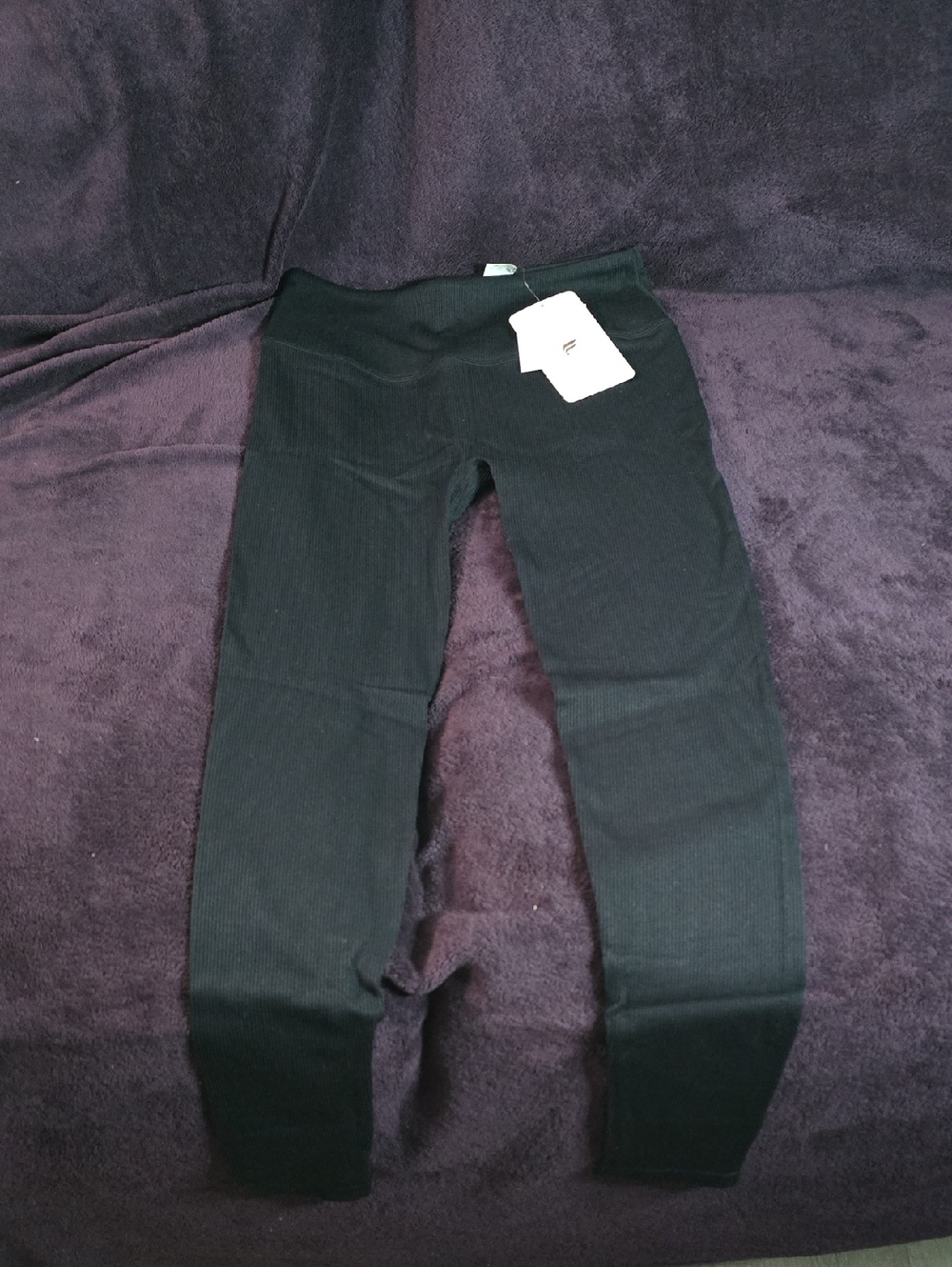 Fabletics High Waisted Seamless Rib Leggings